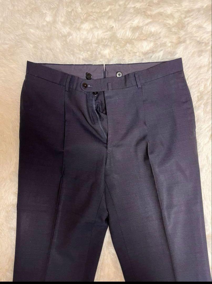 美品 BEAMS F スーツ ネイビー　サイズ48 L相当 ウール100%
