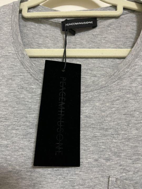 最安値大人気 peace 3パックTシャツ グレー r3BNU-m64632165129 minus one 超特価得価