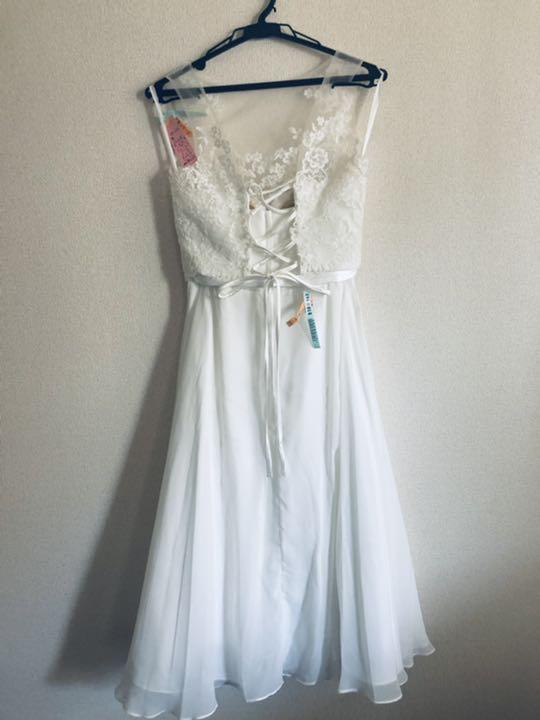 Wedding ミモレ丈ドレス