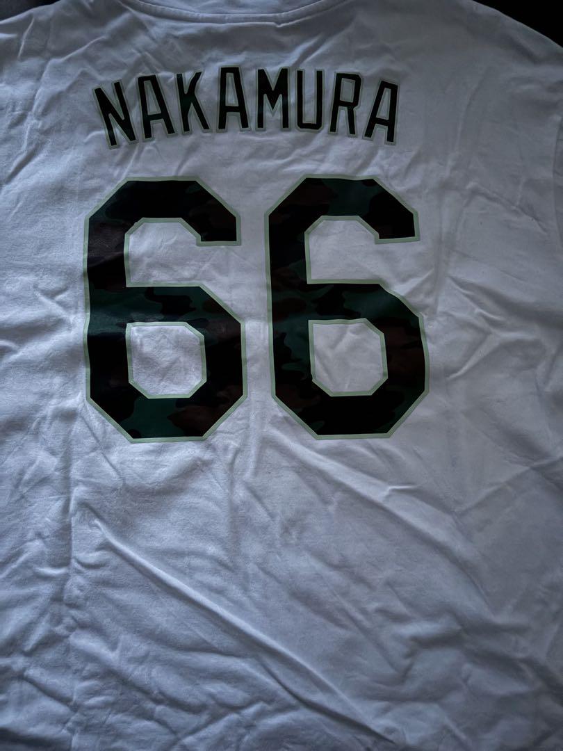 Dodgers　ドジャース　NAKAMURA　中村紀洋　Tシャツ ドジャース 中村 紀洋 Dodgers NAKAMURA 66 Tシャツ - メルカリ