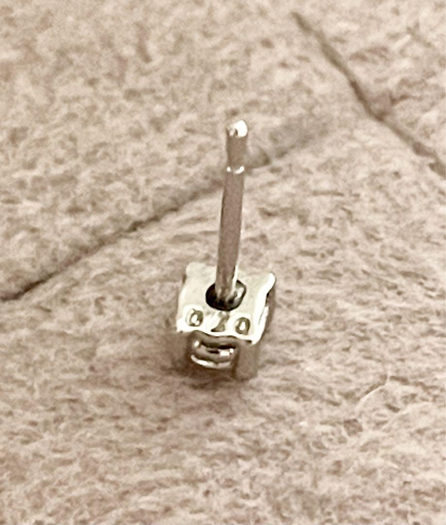 pt900ピアス　ダイヤモンド合計0.20ct