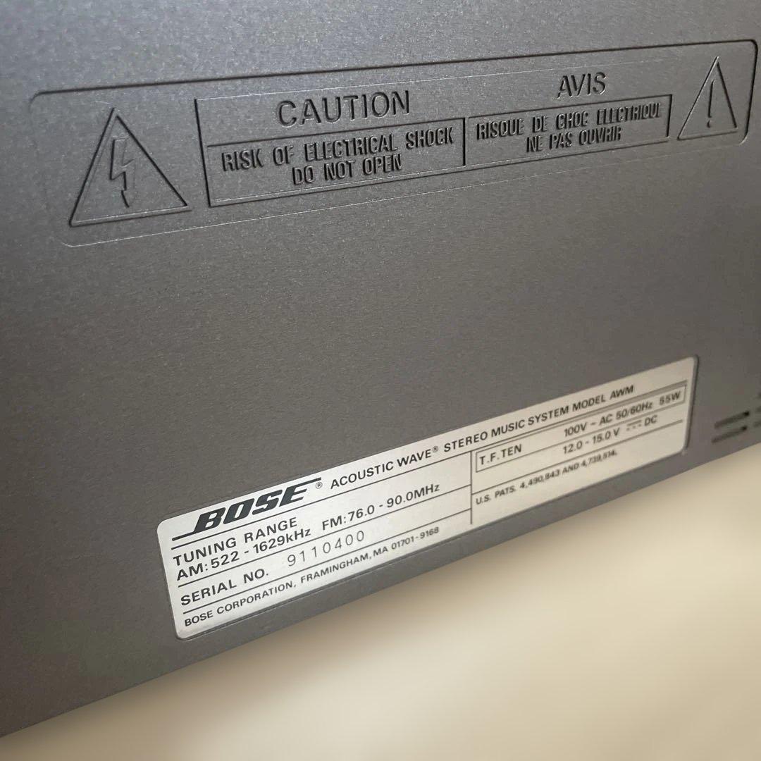 BOSE acoustic wave music systemテープCDラジカセ - メルカリ