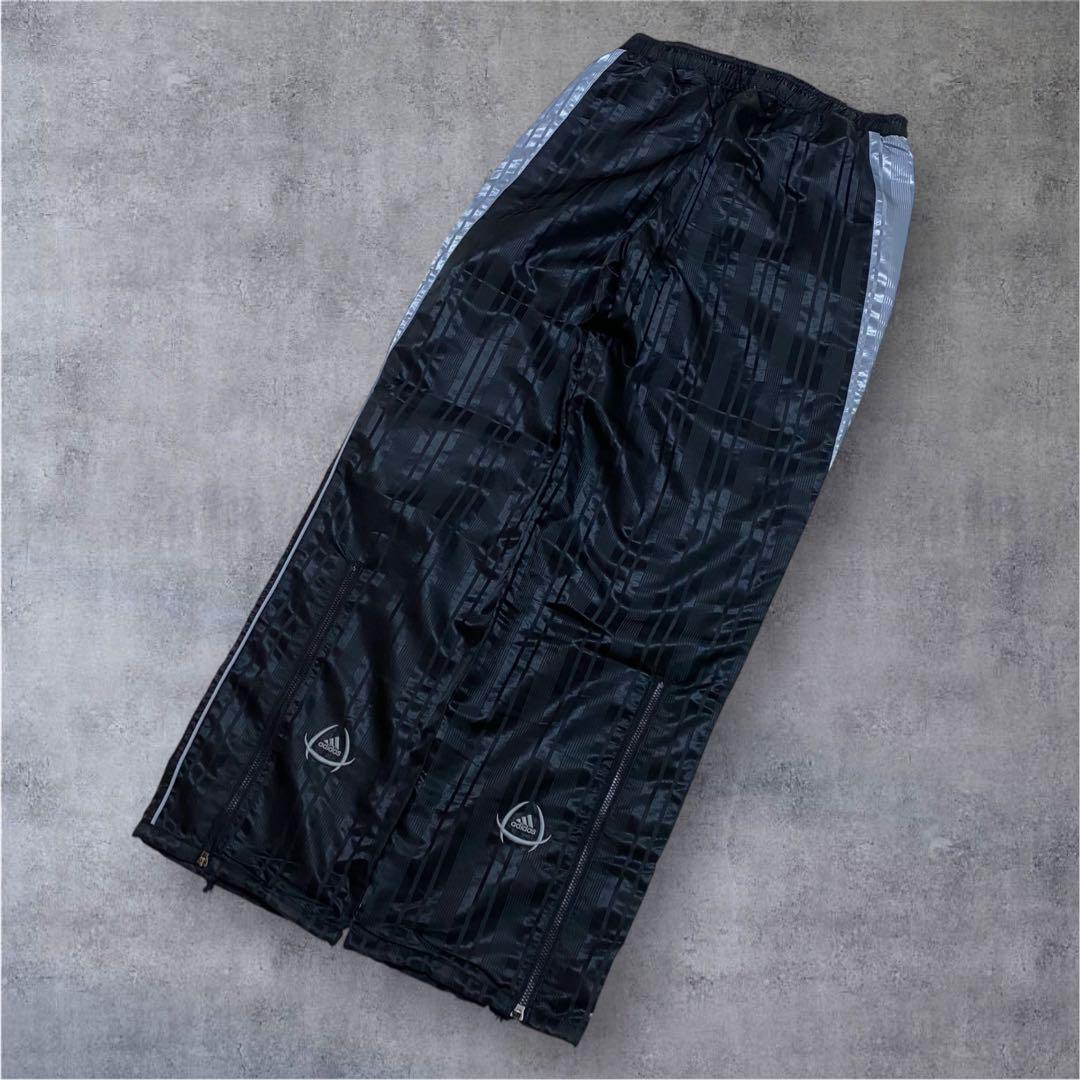 パンツ 00s adidas nylon wide pants teck y2k L