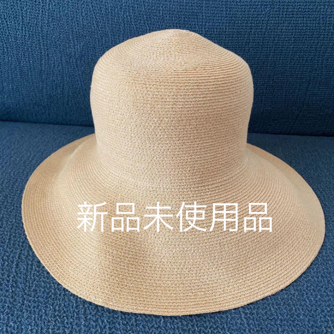 未使用 カネコイサオ ストローハット 麦わら帽子