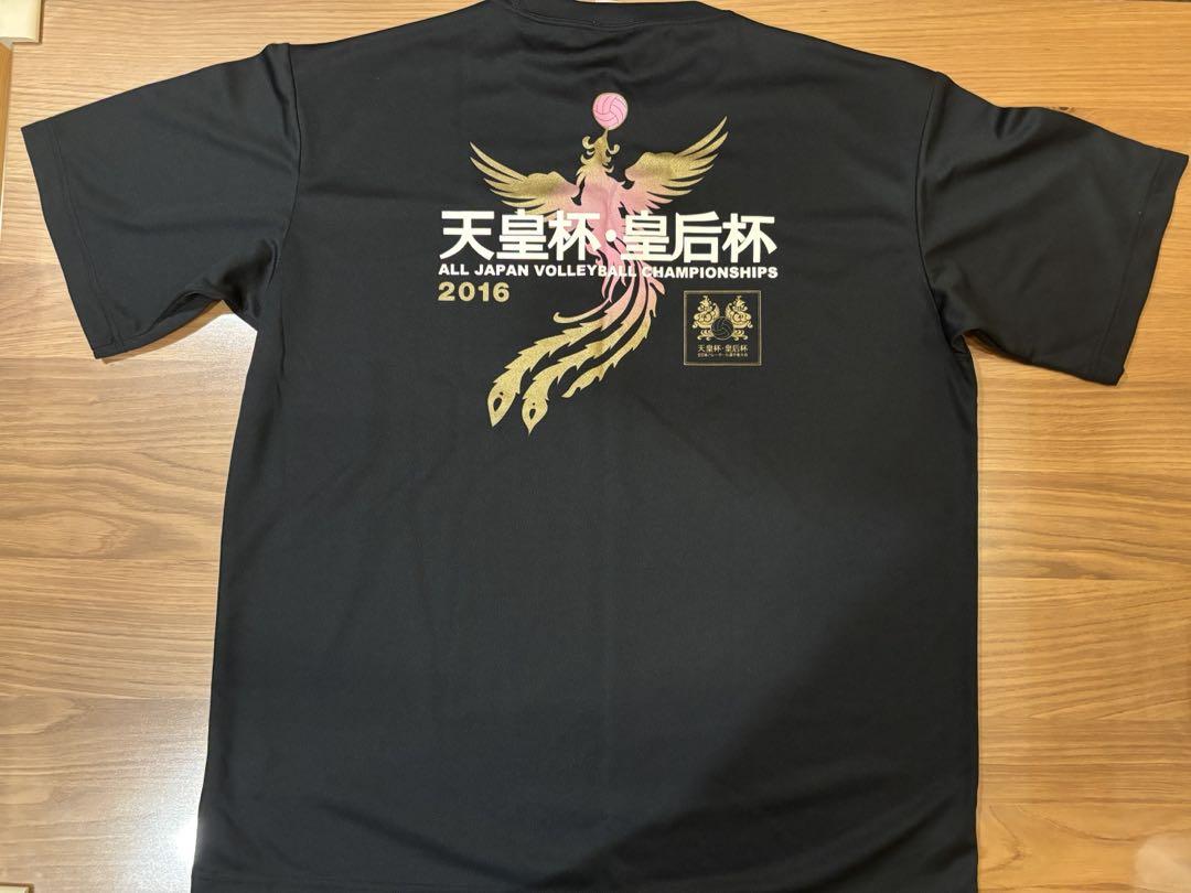 バレーボール 天皇杯 皇后杯 2012年 記念Tシャツ ブラック XL