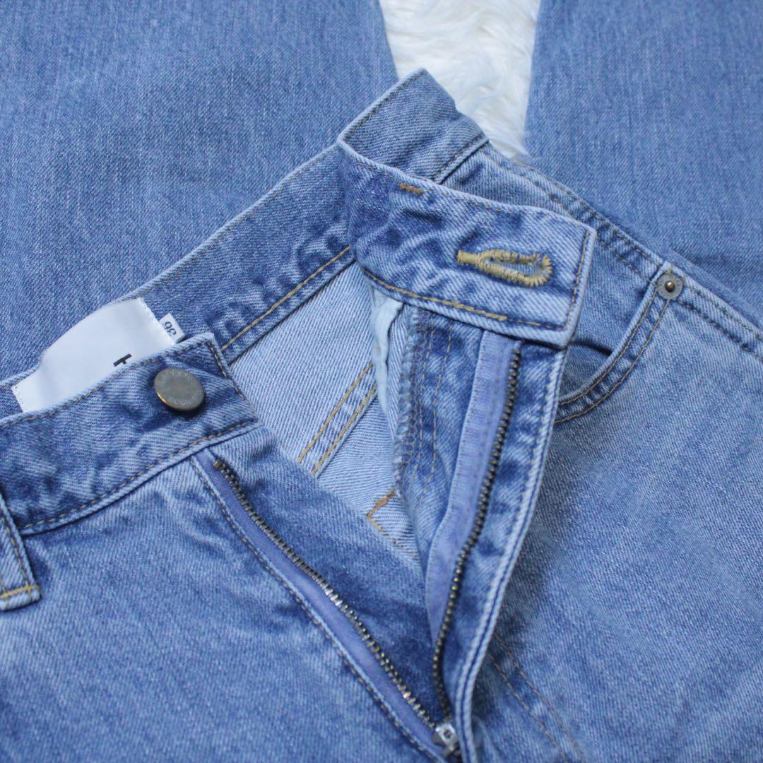 T.japan carrot denim キャロット デニムパンツ ライトブルー