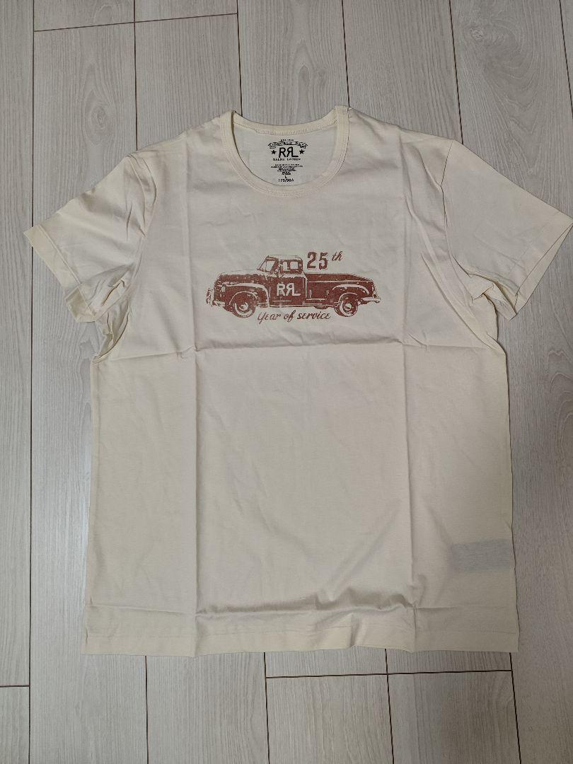RRL Ralph Lauren　車 Tシャツ ホワイト　L