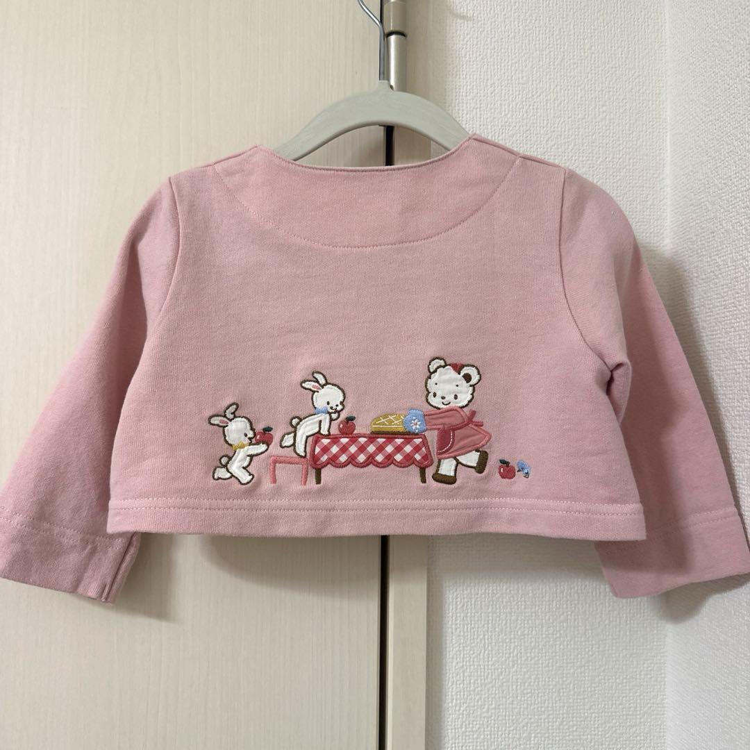 familiarファミリアピンクトップス トレーナー ファミちゃんリア