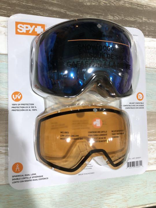 SPY!スパイ ゴーグル スノボード スキー 替レンズ付属 セット 新品未使用