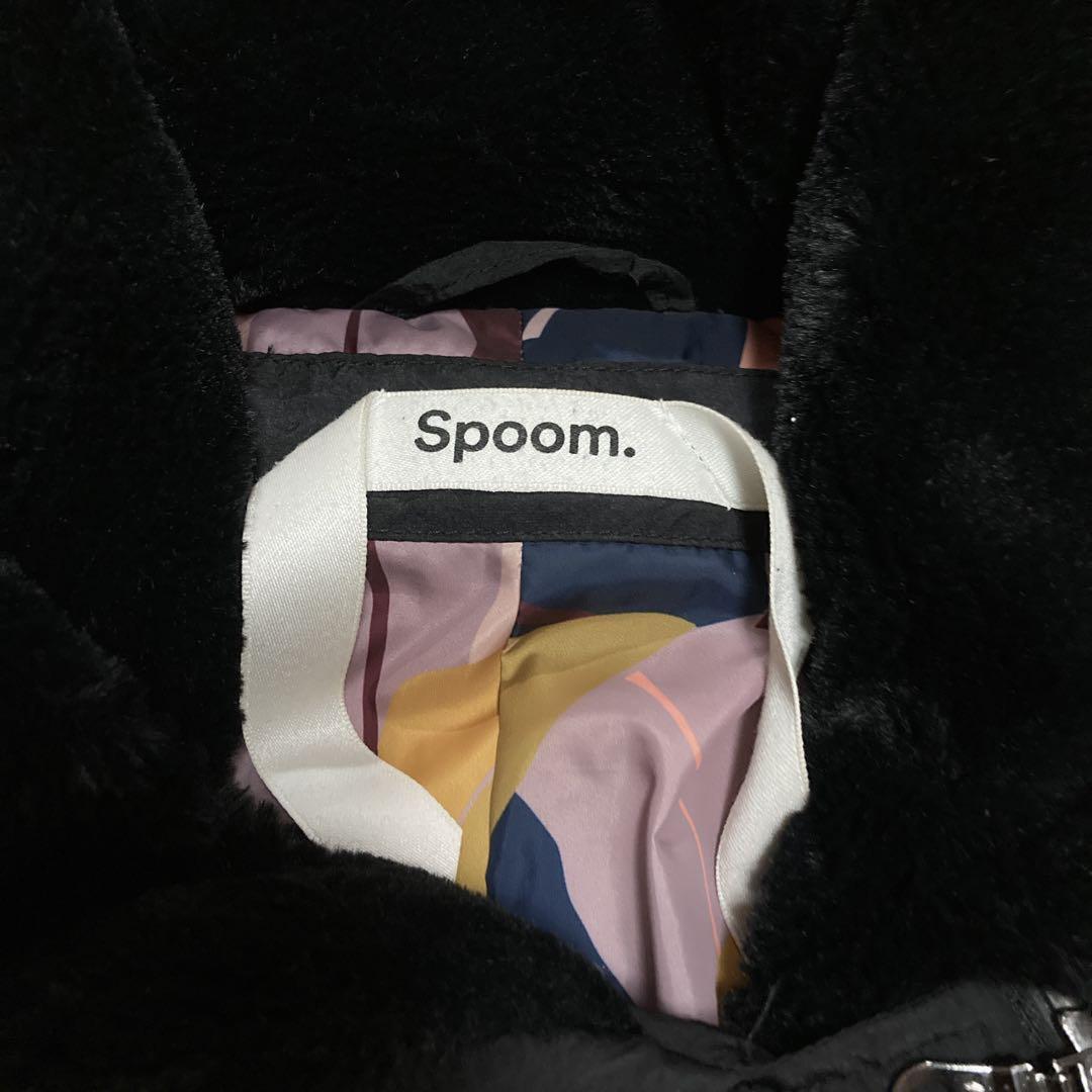 Spoom. ブラック ダウンジャケット ショート丈 アーモワールカプリス