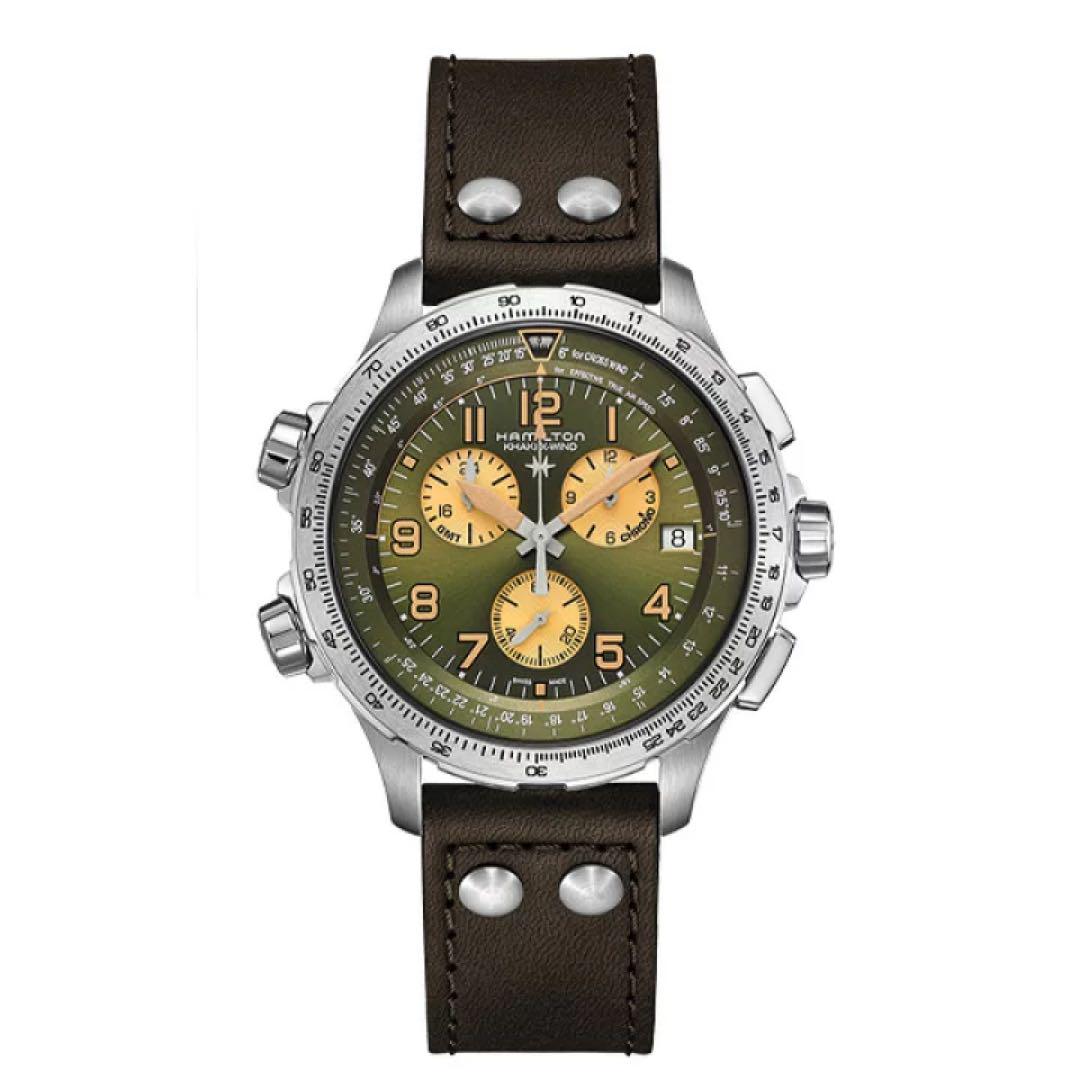 ハミルトン　KAHKI AVIATION X-WIND GMT  QUARTZ