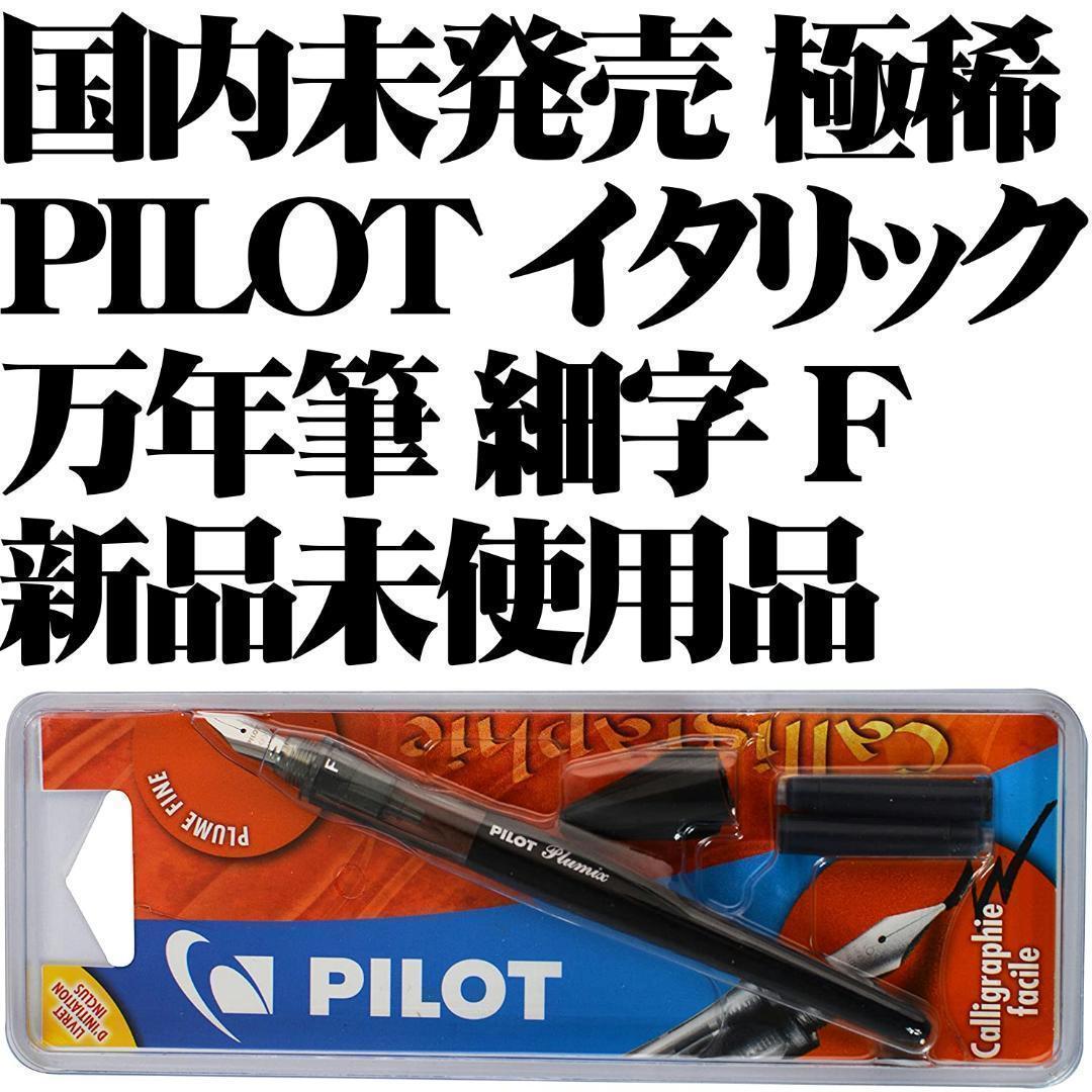 【極稀少品】パイロット Plumix 万年筆 イタリックF 細字 新品