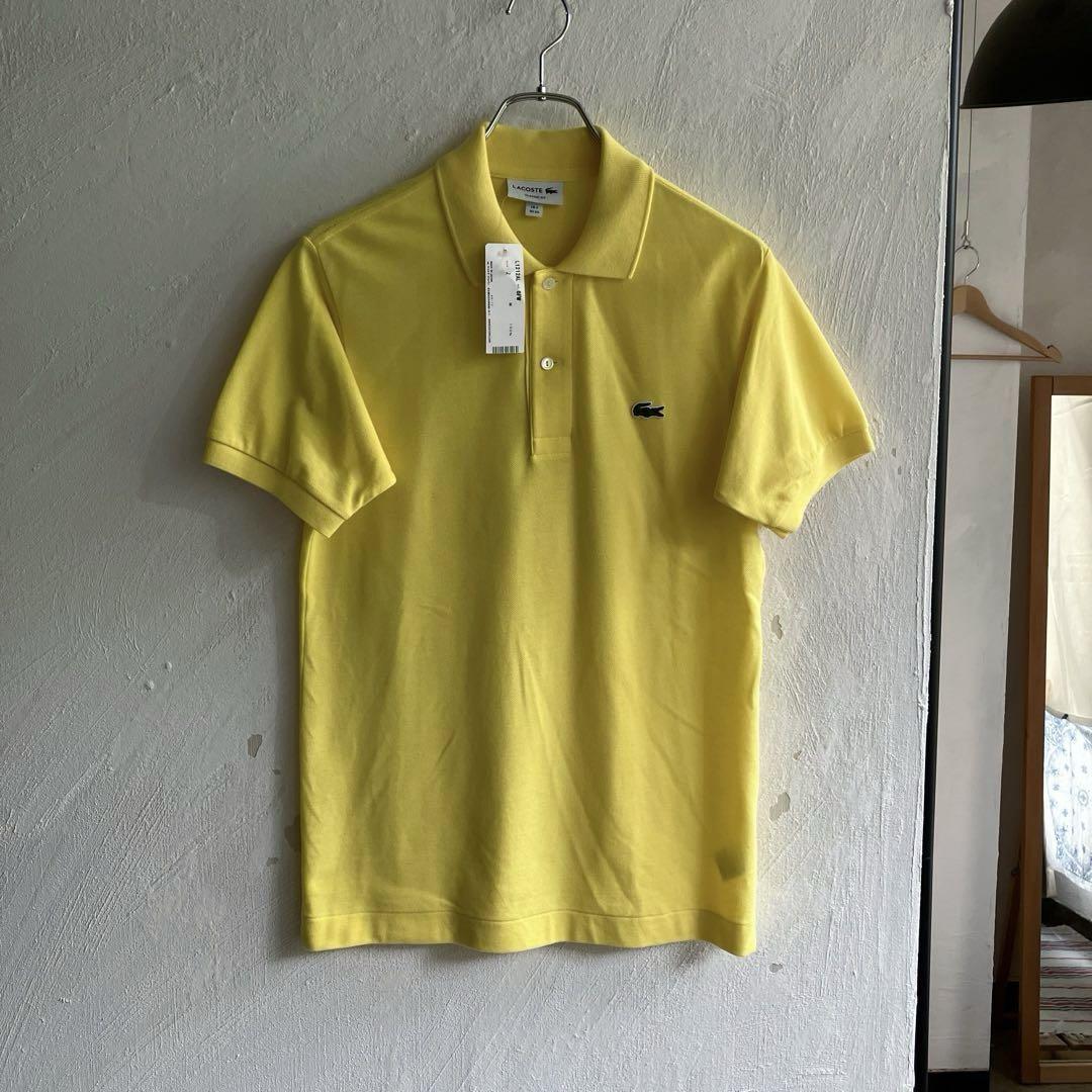 新品 LACOSTE CLASSIC FIT L1212 ポロシャツ イエロー
