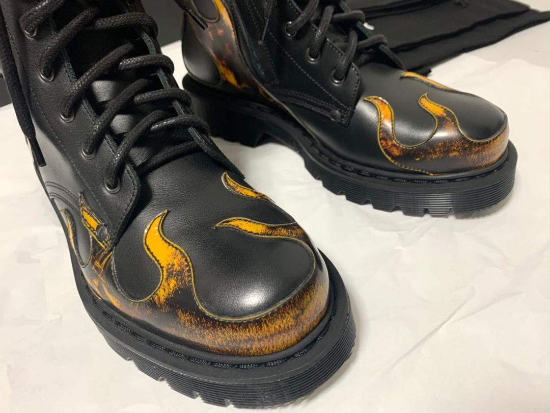 極美品《 VETEMENTS 》Fire Army Boots コンバットブーツ