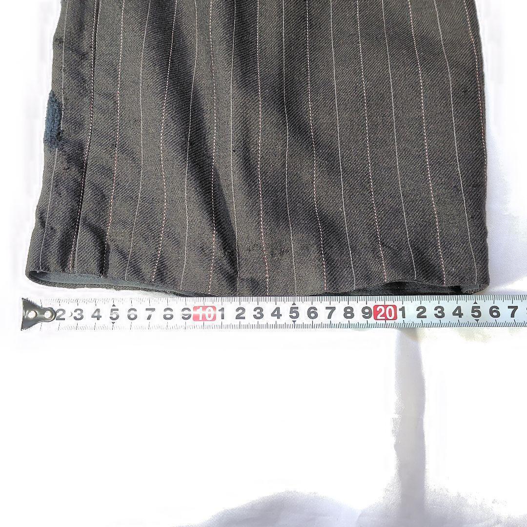 ✨50s✨Boro Vintage★スラックス★ブラウン★ウール★ストライプ