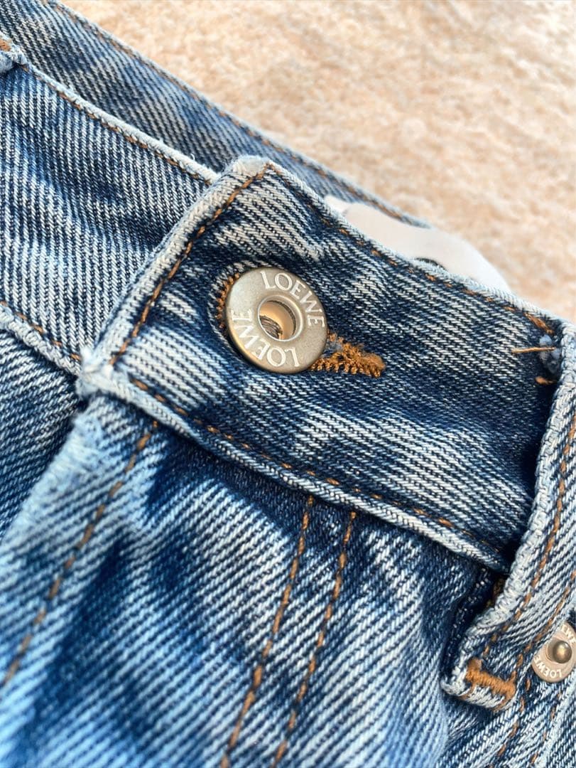 美品/LOEWE/ロエベ クロップドデニム/サイズ34