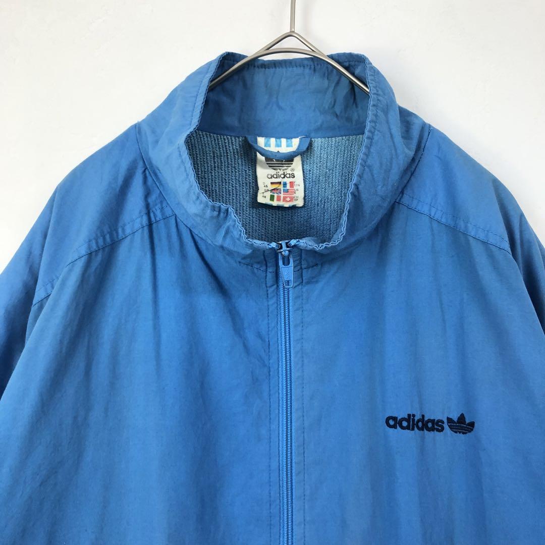 218nao アディダス 刺繍ロゴ ゆるだぼ90s ノーカラー ジャージ 218nao様専用 アディダス 刺繍ロゴ ゆるだぼ90s ノーカラー