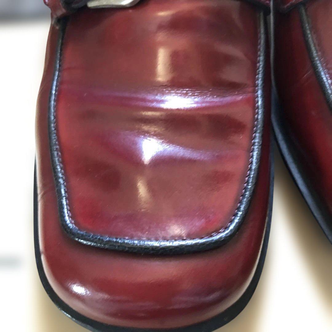 【送料込】 ワインレッド PIEDI IL レザー メルカリ - ローファー 靴