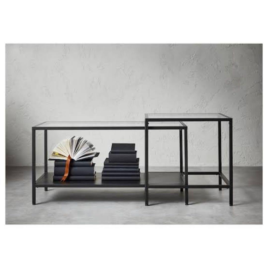 IKEA イケア ローテーブル ヴィットショー ネストテーブル 2点