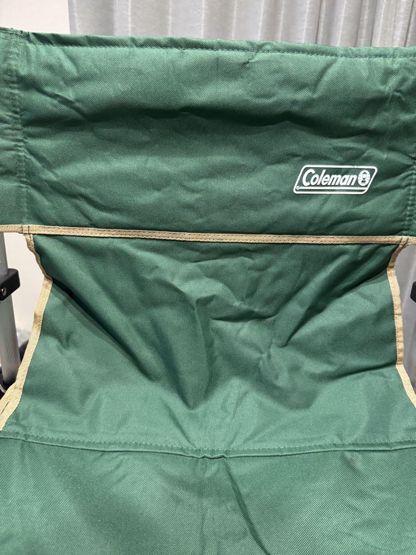 Coleman アウトドア　キャプテンチェア　セット　赤　緑