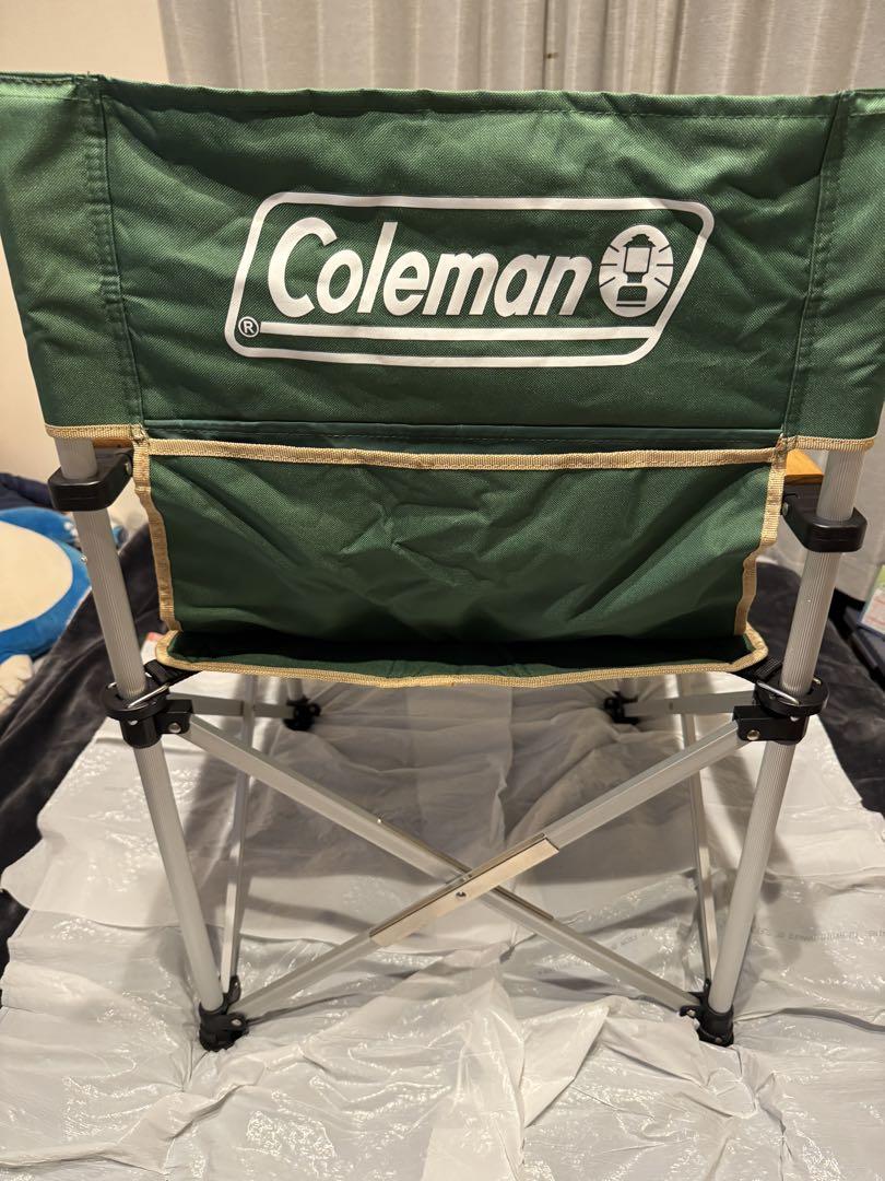 Coleman アウトドア　キャプテンチェア　セット　赤　緑
