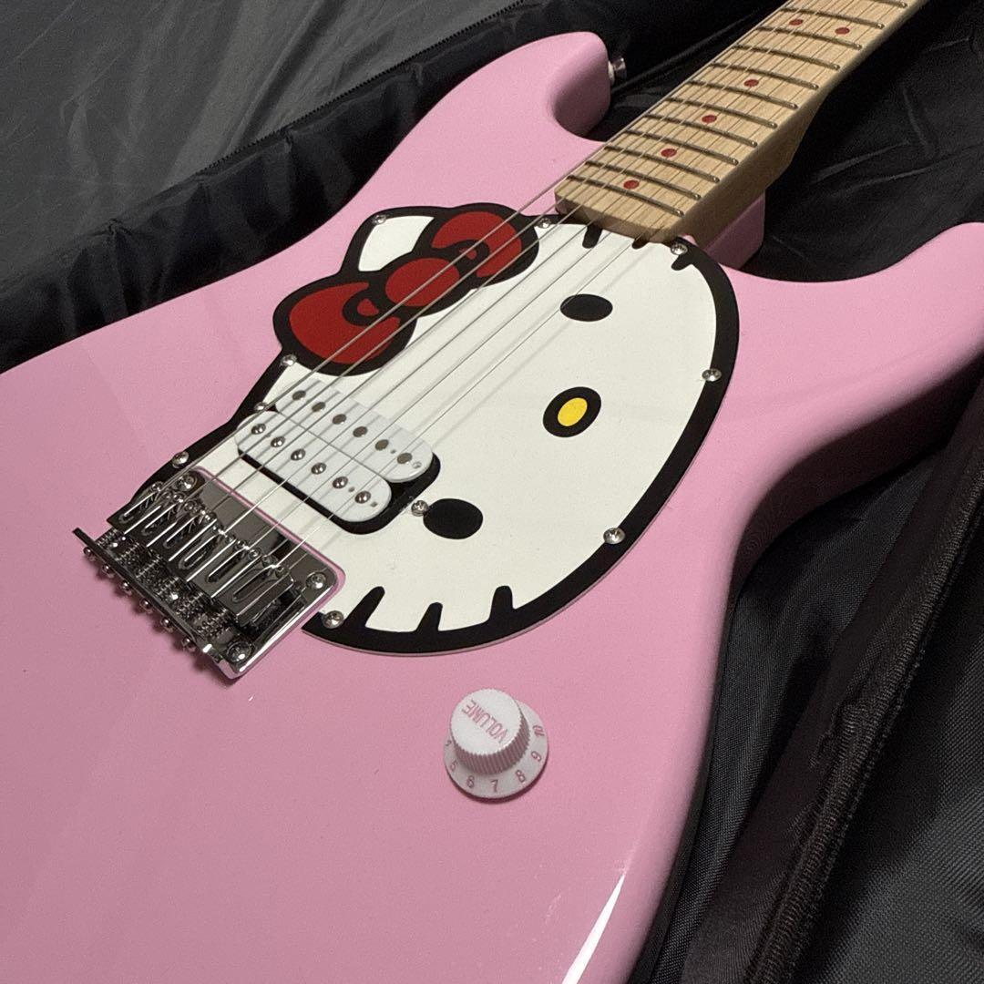 ハローキティ 限定ギター Squier ストラト 未使用 50周年モデル ハローキティ 限定ギター Squier ストラト 未使用 50周年モデル