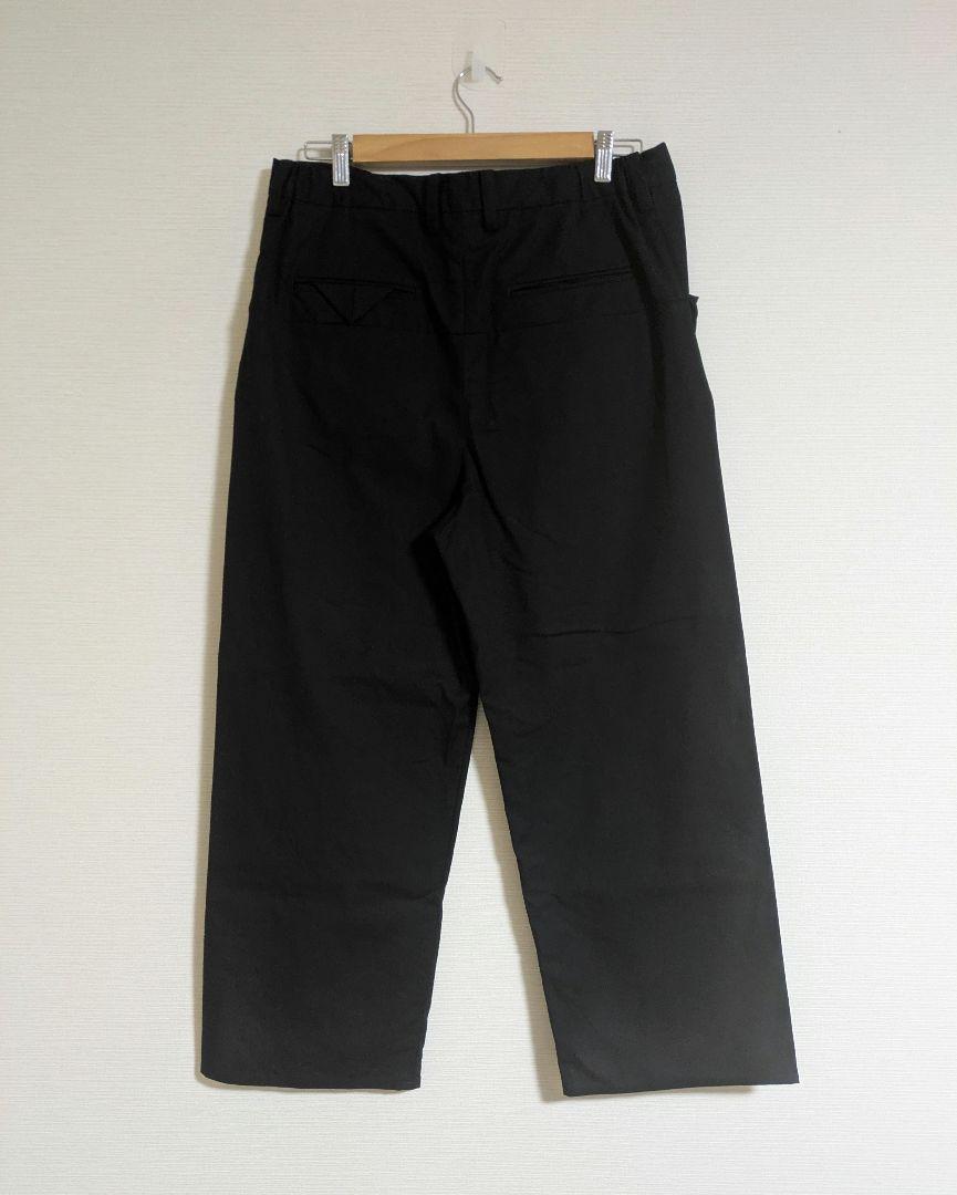 SUNSEA OX FORD STRAIGHT PANTSイージースラックス