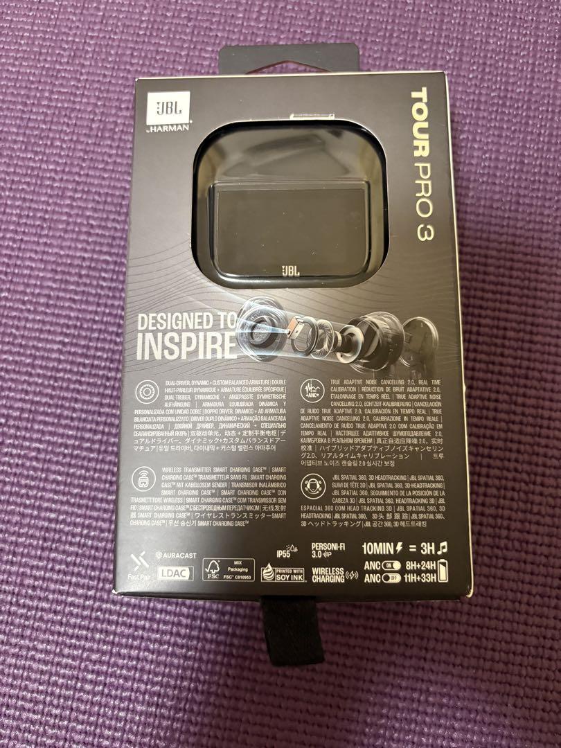 保護フィルム貼付け済み　JBL TOUR PRO 3 ワイヤレスイヤホン