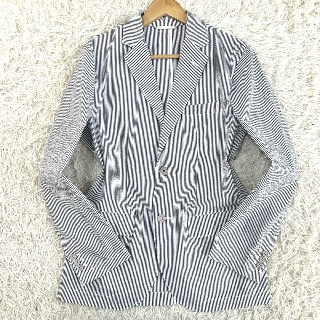 【美品】 LACOSTE テーラードジャケット シアサッカー 50