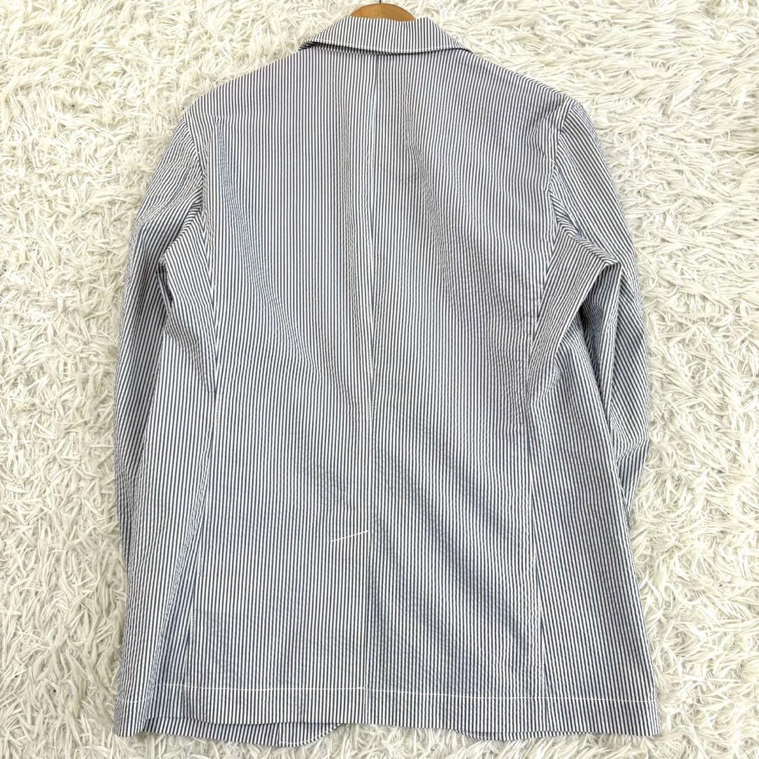 【美品】 LACOSTE テーラードジャケット シアサッカー 50