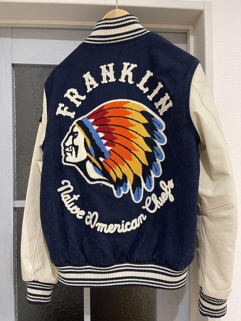 FRANKLIN MARSHALL スタジャン M ネイビー