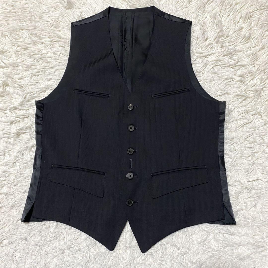 良品✨Burberry スーツ スリーピース 黒 S ストレッチ ノバチェック