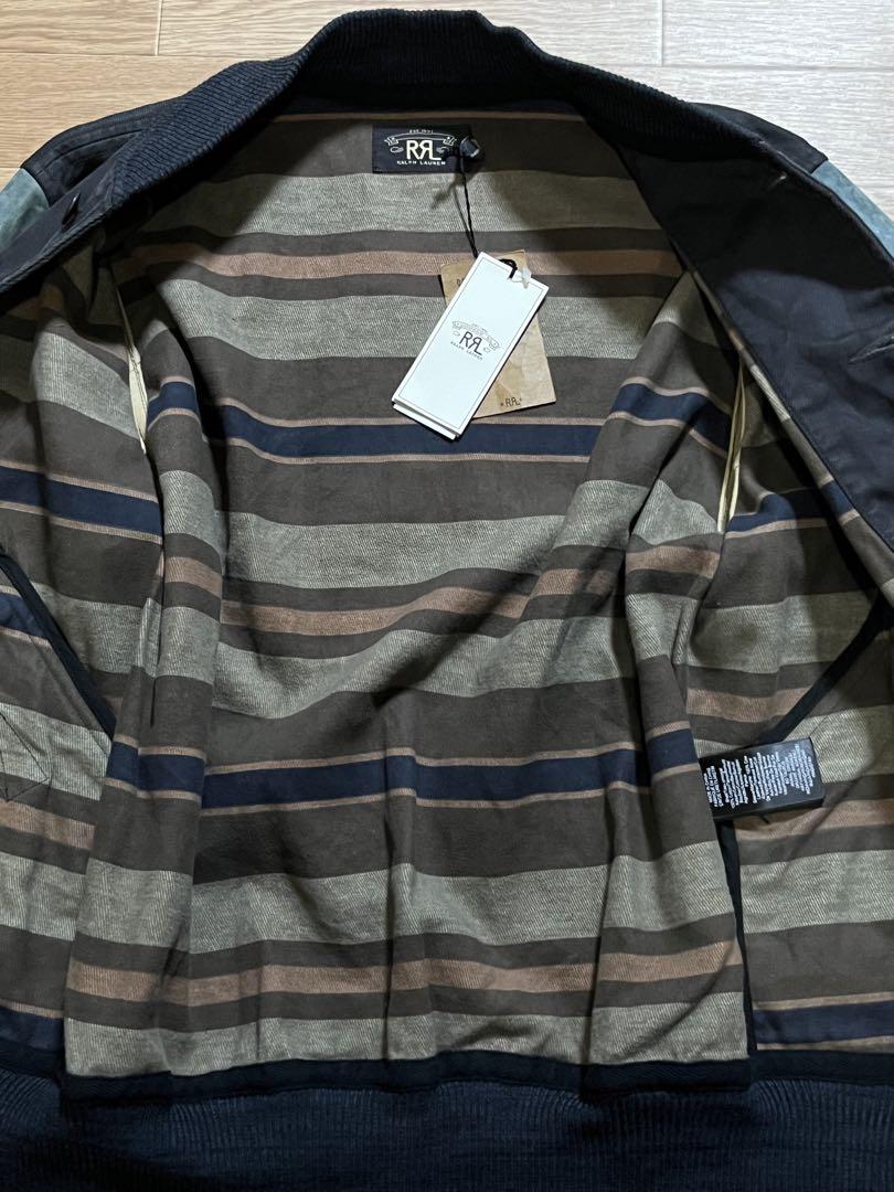 新品未使用 RRL ダブルアールエル VARSITY レザー ジャケット M