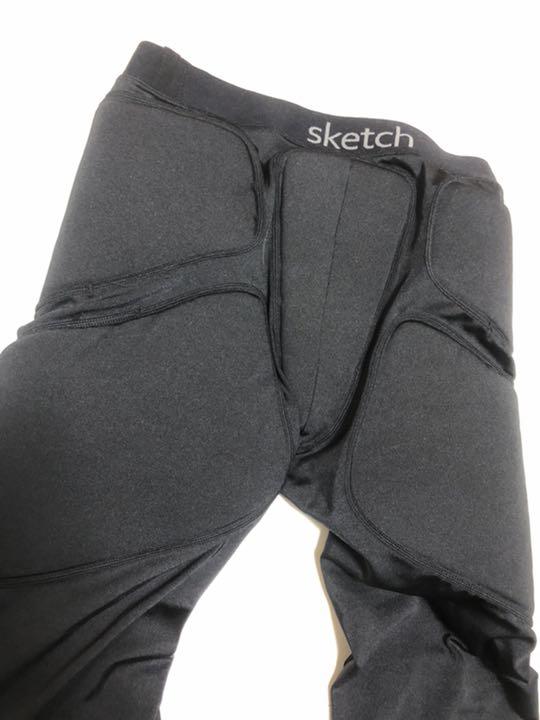 sketchスノーボード ヒップパッド スノボウェア