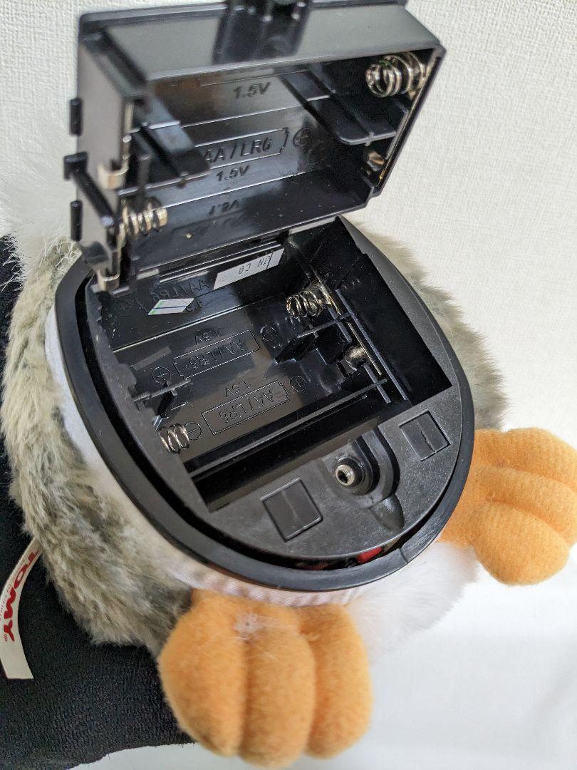 ファービー　1998年製　ワイルドウルフ　グレイ×グレイ Vintage Gray & White 1998 Owl Furby by Tiger Electronics Ltd