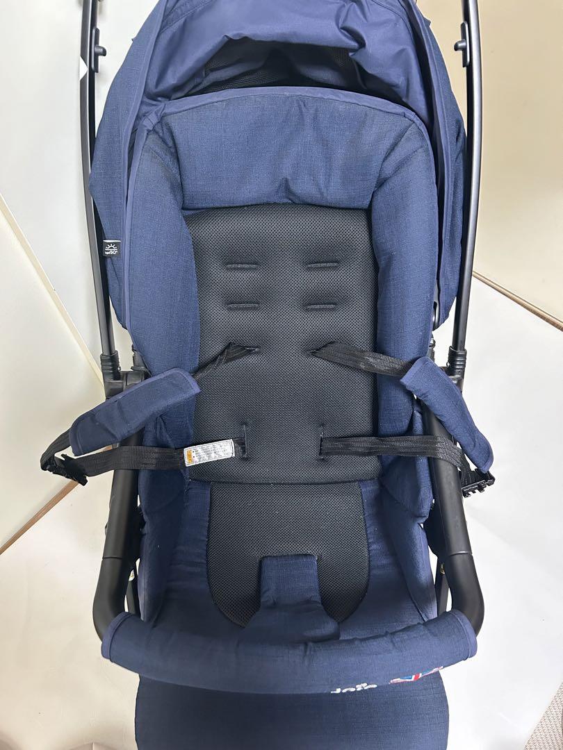 ［美品］［送料込み］Joie 両対面ベビーカー スマバギ エクリプスネイビー