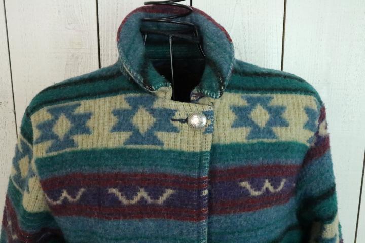 WOOLRICH ウールリッチ USA製 ネイティブ柄 ウールジャケット L
