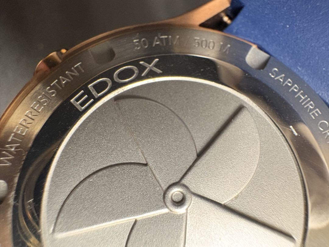 EDOX クロノオフショア1 01122-37RBU35-BUIR 青文字盤