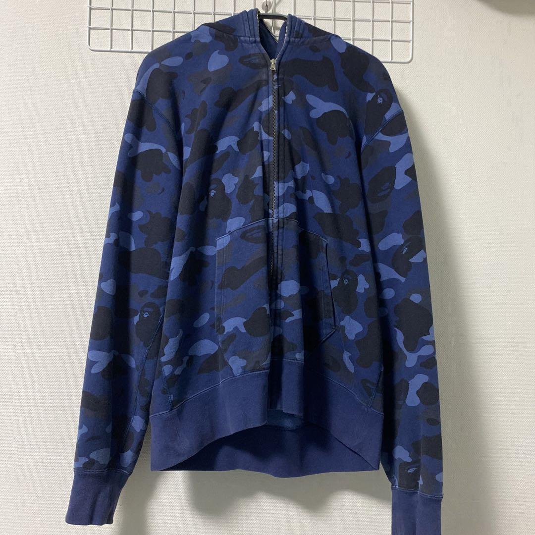 エイプ ダブルフード 青