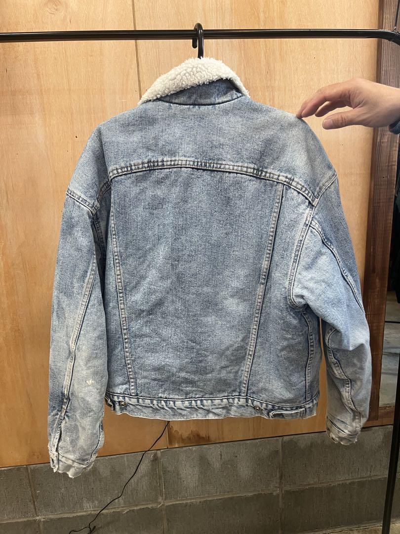 Levi's ボア付きデニムジャケット Mサイズ　古着