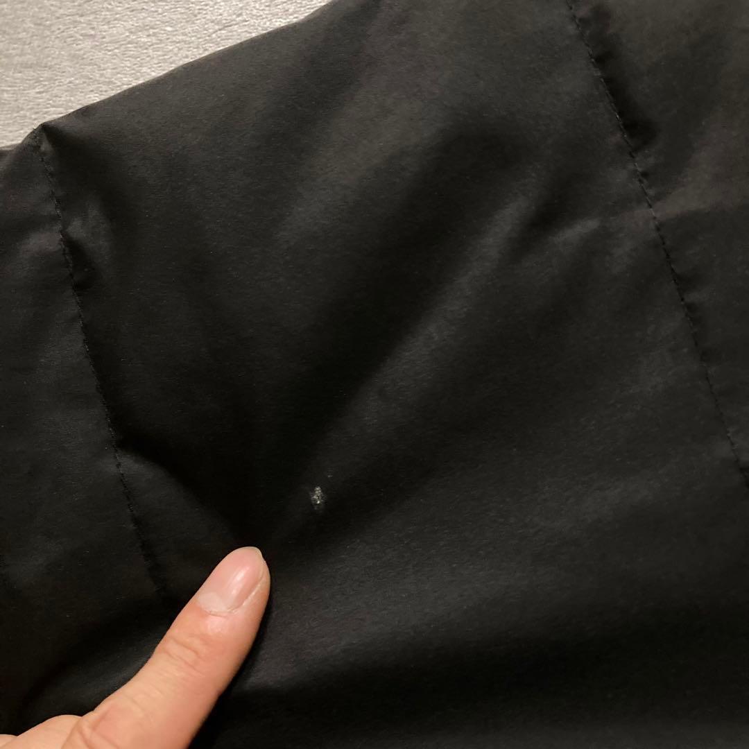 DJHONDA ダウンジャケット DownJacket 刺繍ロゴ 黒 LL