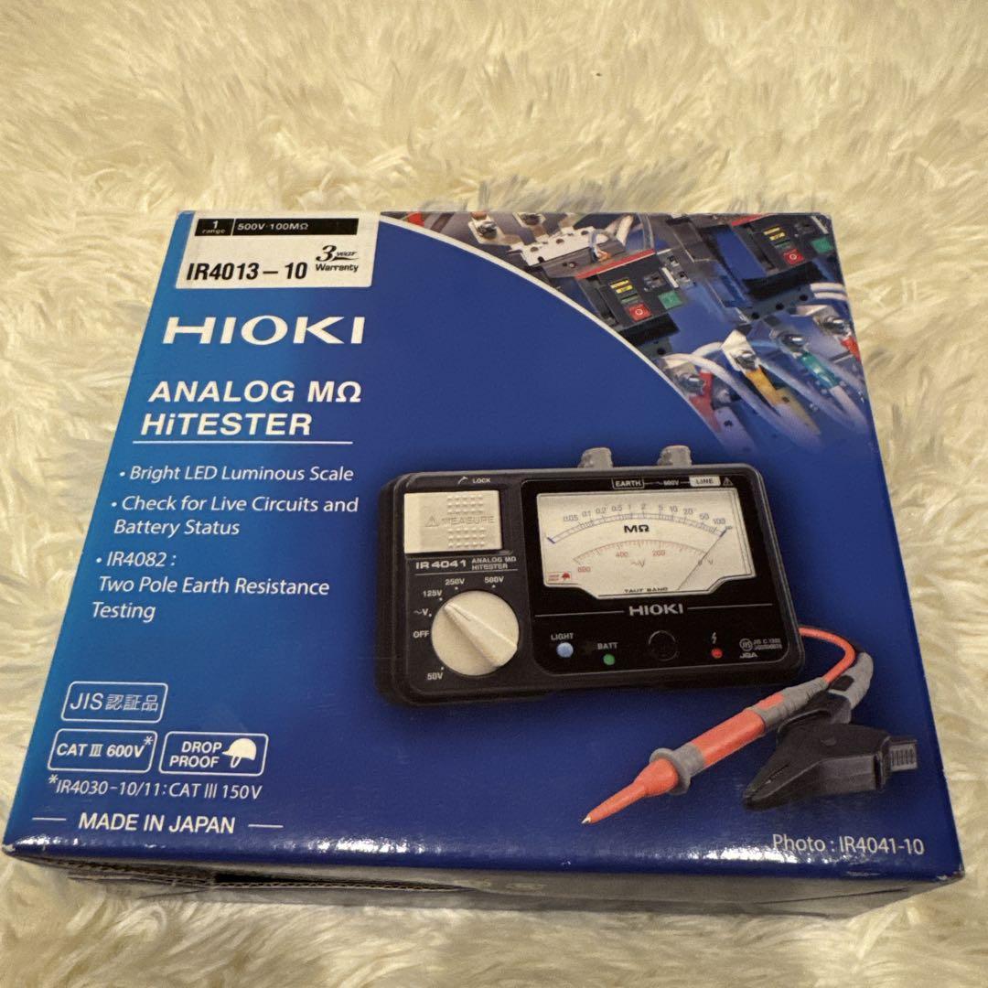 新品未使用　HIOKI IR4013-10 アナログMΩハイテスター