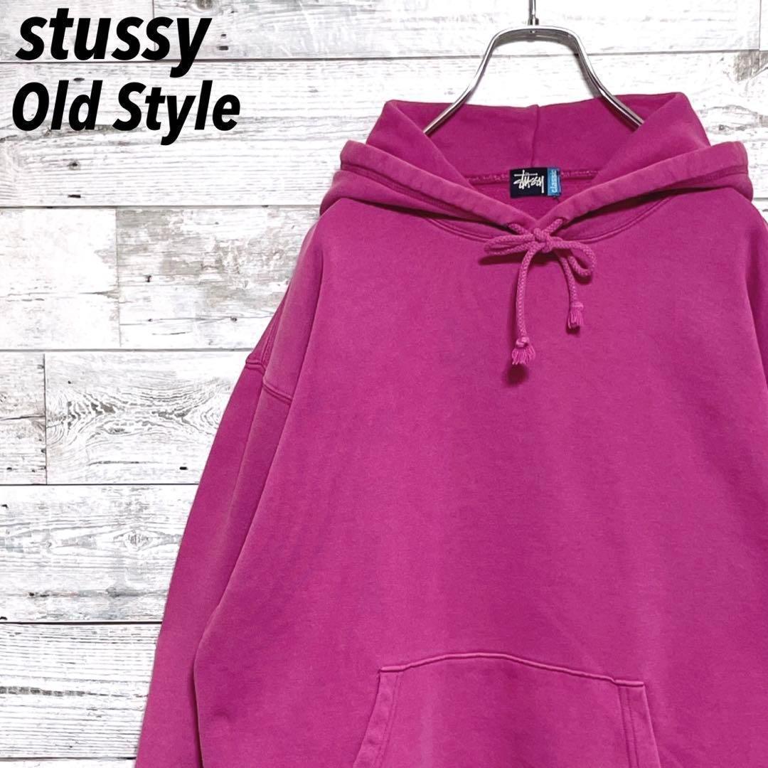 《人気カラー》stussy☆ストックロゴ刺繍☆ゆるダボ☆太アーム☆ステューシー