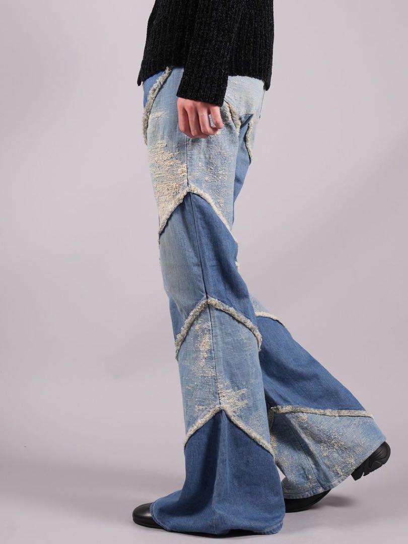 TAAKK 22aw 再構築フレアデニム ベルボトムESCARGOT FLARE