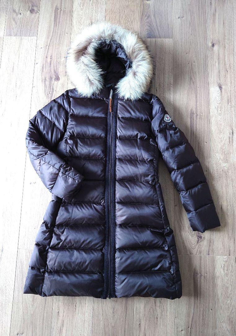 やんやん　美品　moncler　ラクーンファーロングダウンコート　キッズ