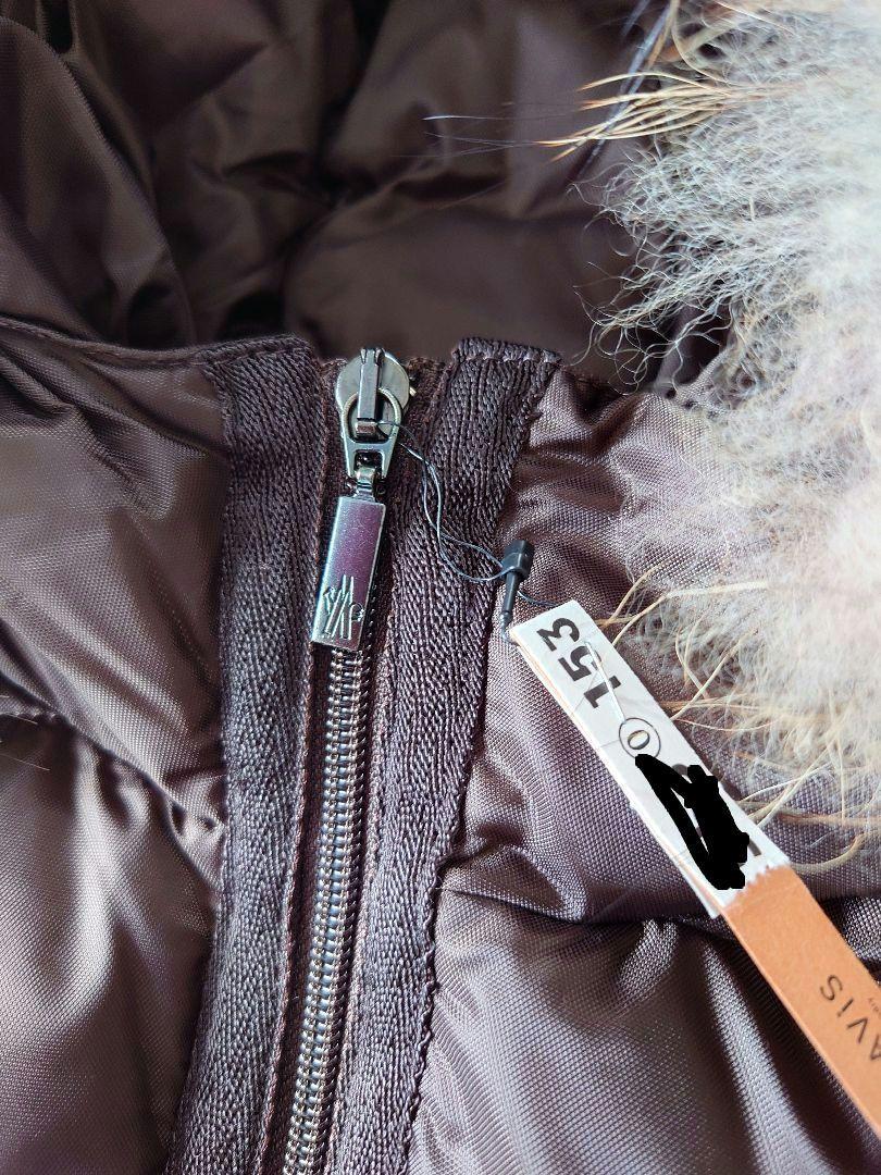 やんやん　美品　moncler　ラクーンファーロングダウンコート　キッズ