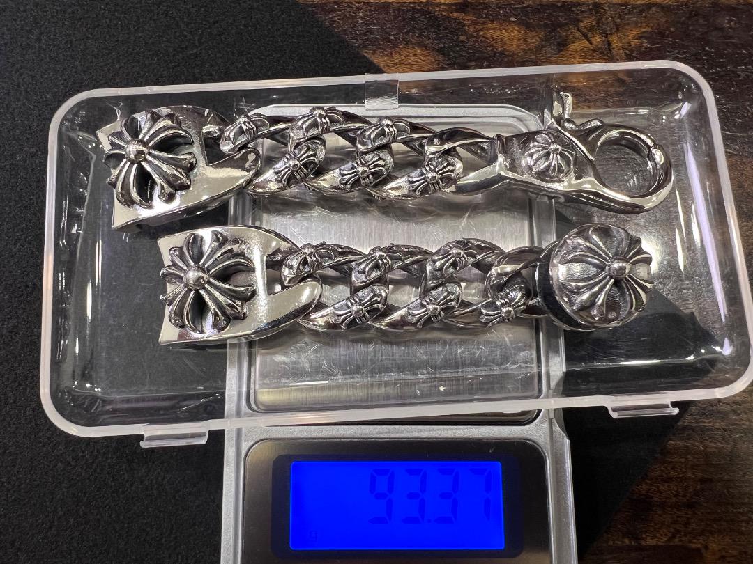 Watch　全花コマウォッチクラッシュベルト　17cm　JEN007　925刻印 Watch 全花コマウォッチクラッシュベルト 17cm JEN010 925刻印