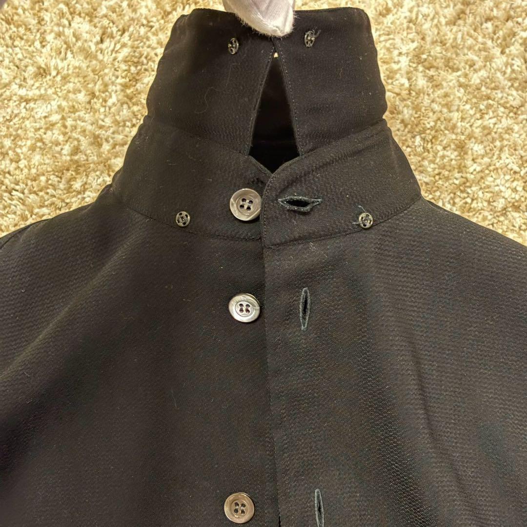 極美品 Giorgio Armani ジョルジオアルマーニ 長袖シャツ 黒