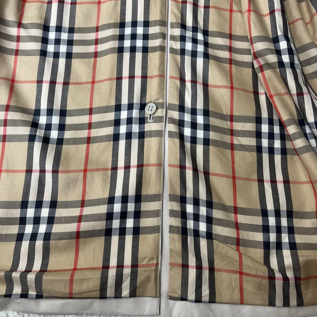 極美品☆【バーバリーズ】ノバチェック 薄ベージュ ロング