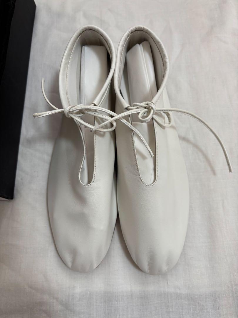 新品未使用MARTINIANO ホワイト 38 BOOTIE 本日出品終了